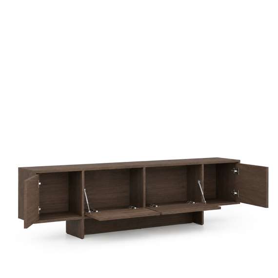 Tv-benk Zolia 180x47 cm - valnøtt - 4 dører