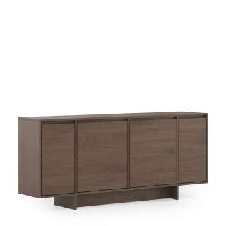 Skjenk Zolia 180x77 cm - valnøtt - 4 dører