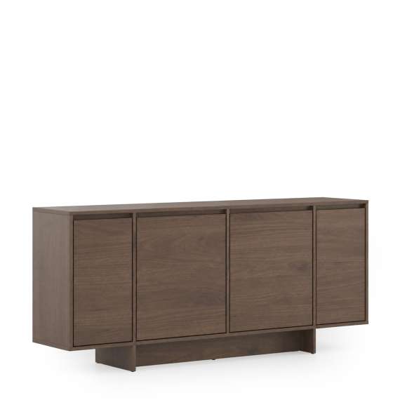 Skjenk Zolia 180x77 cm - valnøtt - 4 dører