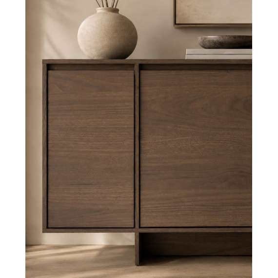 Skjenk Zolia 180x77 cm - valnøtt - 4 dører