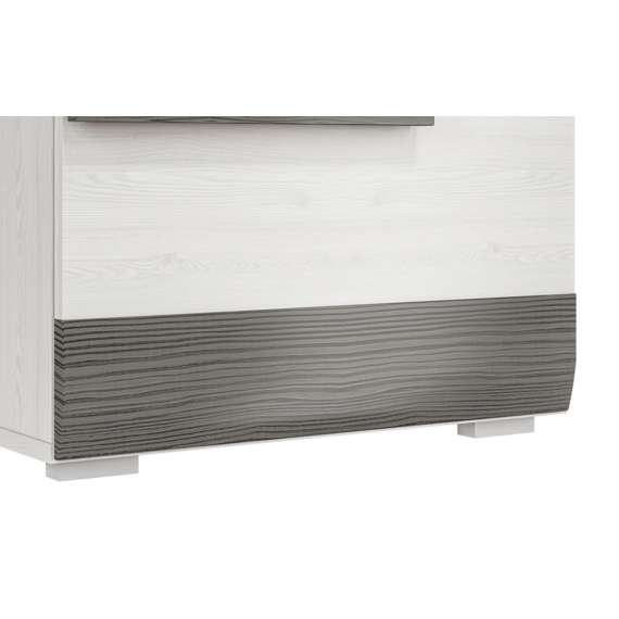 Skoskap Blanco 55x96 cm - snøfuru - grå furu