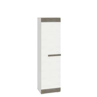 Garderobe Blanco 55x202 cm - snøfuru - grå furu - 1 dør