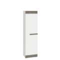Garderobe Blanco 55x202 cm - snøfuru - grå furu - 1 dør