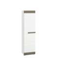 Skap Blanco 55x202 cm - snøfuru - grå furu - 1 dør