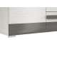 Skjenk Blanco 138x96 cm - snøfuru - grå furu - 2 dører - 4 skuffer