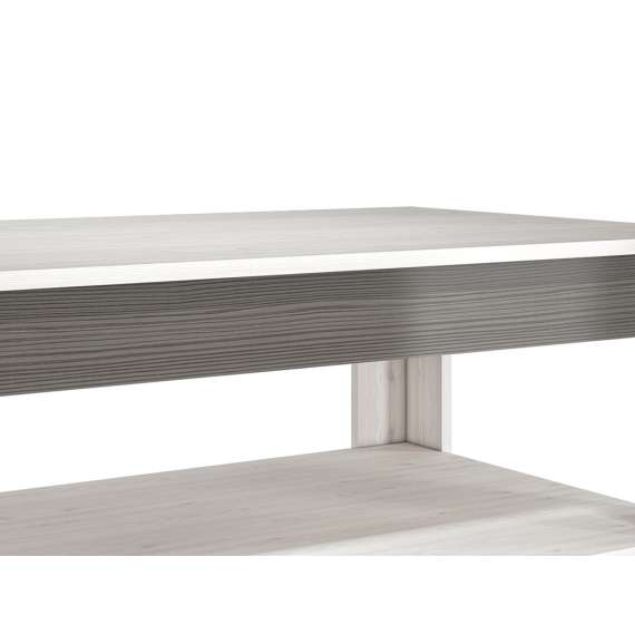 Sofabord Blanco 114x56 cm - snøfuru - grå furu