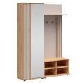 Entresett BREVAS-140x195 cm - eik artisan - cashmere