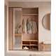 Entresett BREVAS-140x195 cm - eik artisan - cashmere