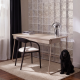 Skrivebord Match MB 135x67 cm - beige - med skuffer
