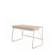 Skrivebord Match MB 135x67 cm - beige - med skuffer