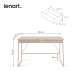 Skrivebord Match MB 135x67 cm - beige - med skuffer