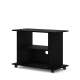 Tv-benk Yogi 80x60 cm - sort - med hjul