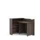 Work Concept Slim skrivebord 90 cm - sammenleggbart - brun eik