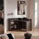 Work Concept Slim skrivebord 90 cm - sammenleggbart - brun eik