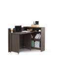Work Concept Slim skrivebord 90 cm - sammenleggbart - brun eik