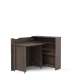 Work Concept Slim skrivebord 90 cm - sammenleggbart - brun eik