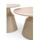 Bordsett ZURICH - travertin imitasjon - cashmere understell