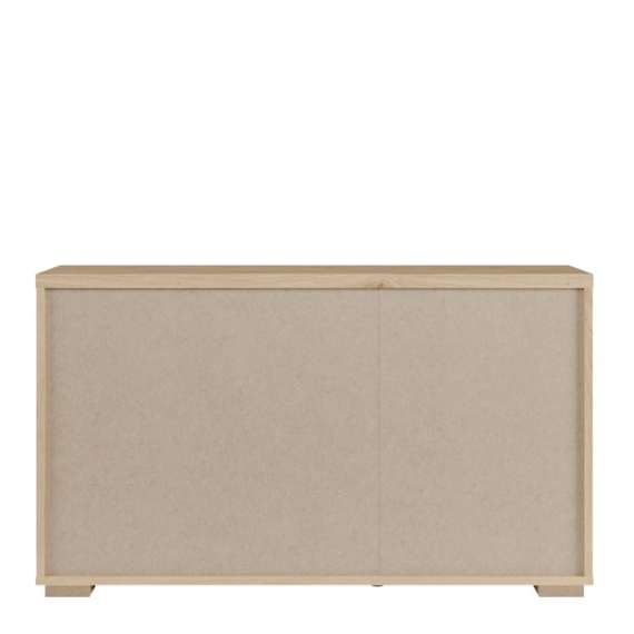 Skjenk AURIQUET 150x87 cm - eik vill - svart matt - 1 dør - 3 skuffer