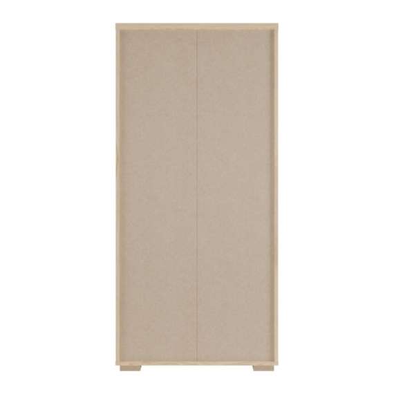 Reol AURIQUET 95x202 cm - eik vill - svart matt - 2 dører