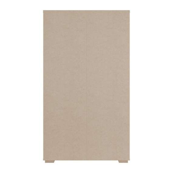 Garderobeskap AURIQUET 115x202 cm - eik vill - svart matt - 2 dører - 2 skuffer