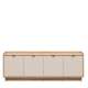 Kommode Dalva 134x86 - med skuff - eik - cashmere