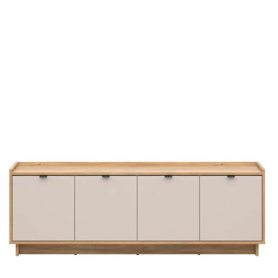 Kommode Dalva 134x86 - med skuff - eik - cashmere