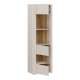 Vitruneskap BREATH - 64x195 cm - beige sand - 1 dør - avrundede kanter
