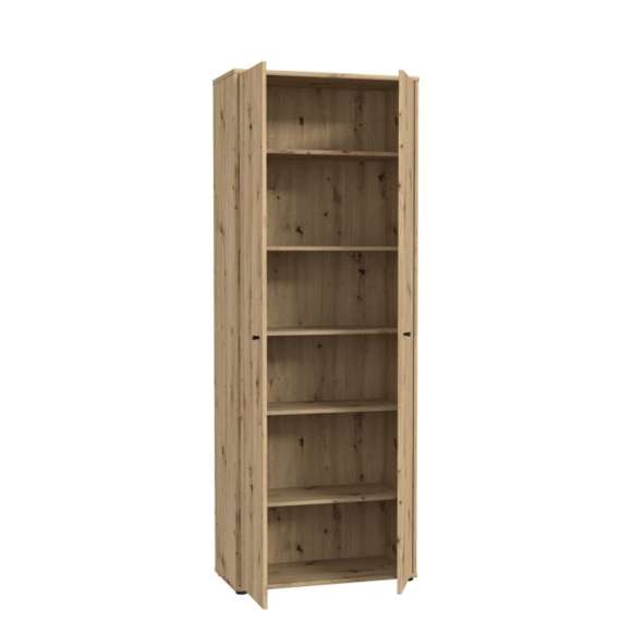 Garderobeskap ARCHBOX - 74x197 cm - eik artisan - 2 dører