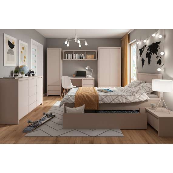 Skjenk KASPIAN 182x94 cm - cashmere - 4 dører