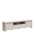 Tv-benk KASPIAN 182x49 cm - cashmere - 2 dører og 2 skuffer