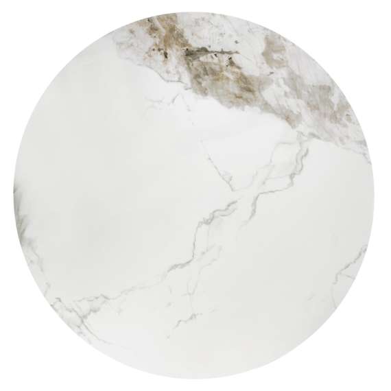 Sofabord Genesis Ø70 cm - valnøtt  - marmor