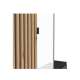 Entresett PHIL -135x198 cm - eik artisan - svart matt