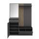 Entresett PHIL -144x198 cm - eik artisan - svart matt