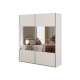 Garderobeskap Beta 180x210 - cashmere - speil