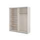 Garderobeskap Beta 180x210 - cashmere - speil