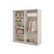 Garderobeskap Beta 180x210 - cashmere - speil