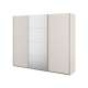 Garderobeskap Beta 250x210 - cashmere - speil