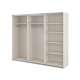 Garderobeskap Beta 250x210 - cashmere - speil