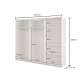 Garderobeskap Beta 250x210 - cashmere - speil