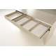 Sminkebord Hollywood 120x140 cm - cashmere - med speil