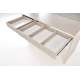 Sminkebord Hollywood 120x140 cm - cashmere - med speil