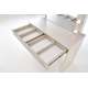 Sminkebord Hollywood 94x140 cm - cashmere - med speil