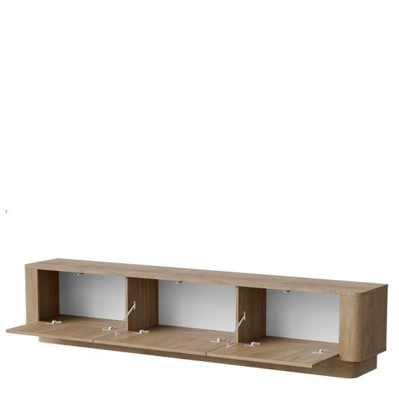 Tv-benk MARCO 210 cm - eik cremona - vegghengt - gulvstående
