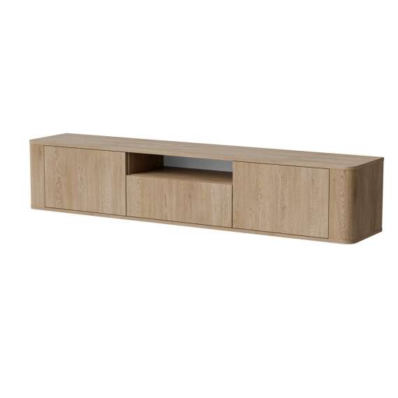 Tv-benk MARCO 180 cm - eik cremona - vegghengt - gulvstående