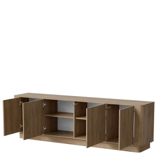 Skjenk MARCO 210x65 cm - eik cremona - 4 dører