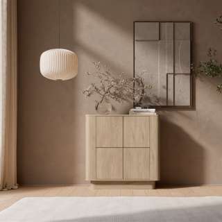 Skjenk MARCO 80x65 cm - eik cremona - 2 dører
