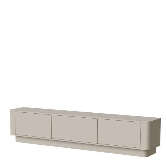 Tv-benk MARCO 210 cm - cashmere - vegghengt - gulvstående