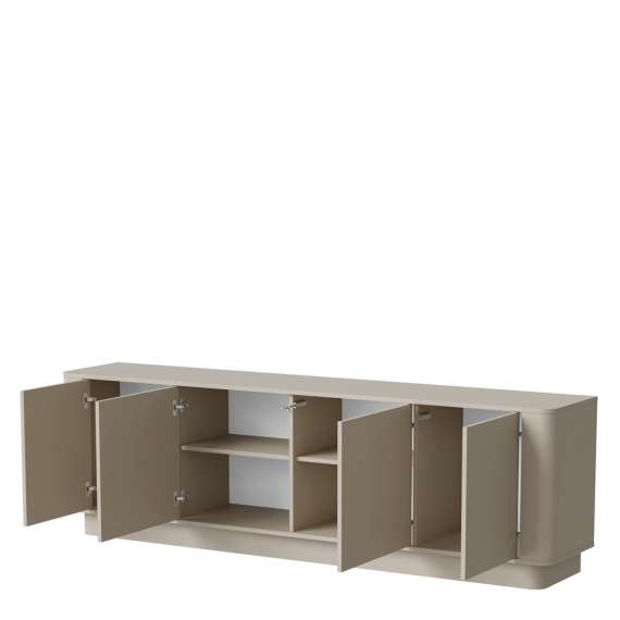 Skjenk MARCO 210x65 cm - cashmere - 4 dører
