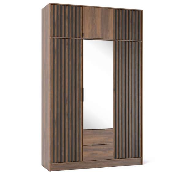 Overskap Nelly 155x50 cm - valnøtt - spiler