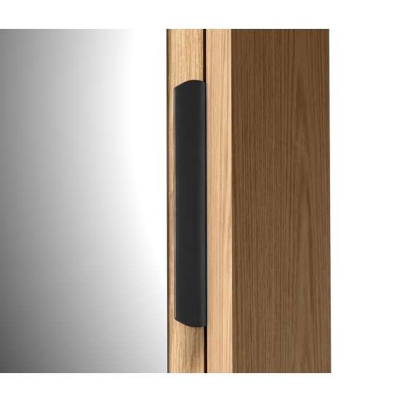 Garderobe til entré Nala 100x190 cm - eik - speil